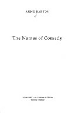 Cover of The Names of Comedy