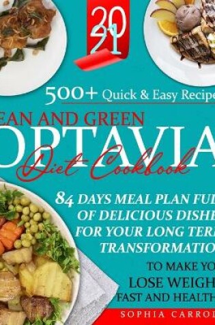 Cover of Lean and Green Optavia Diet Cookbook 2021