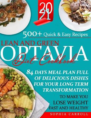 Book cover for Lean and Green Optavia Diet Cookbook 2021