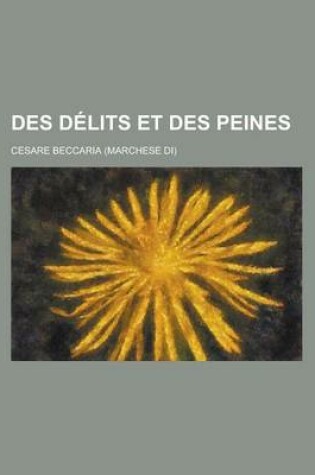 Cover of Des Delits Et Des Peines