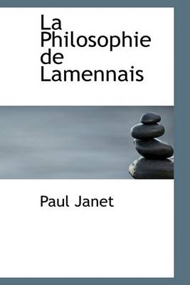 Book cover for La Philosophie de Lamennais