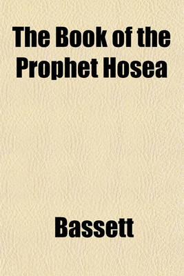 Book cover for The Book of the Prophet Hosea