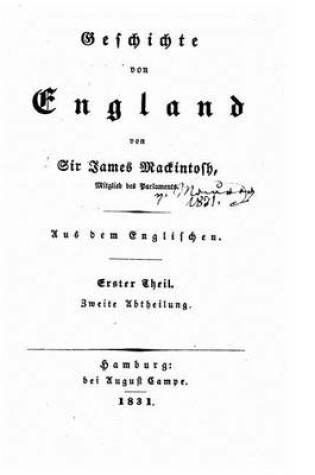 Cover of Geschichte von England