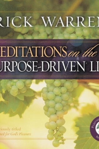 Cover of Meditations on the Purpose Driven Life