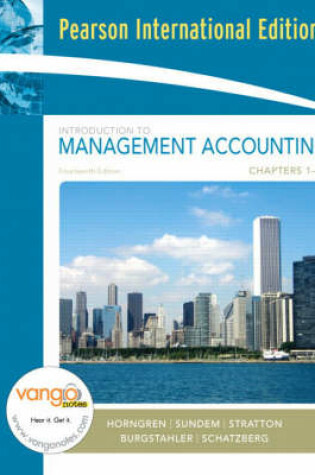 Cover of Online Course Pack:Introduction to Management Accounting Full Book:International Edition/OneKey Blackboard, Student Access kit, Introduction to Management Accounting Chap 1-17