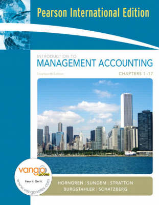 Book cover for Online Course Pack:Introduction to Management Accounting Full Book:International Edition/OneKey Blackboard, Student Access kit, Introduction to Management Accounting Chap 1-17