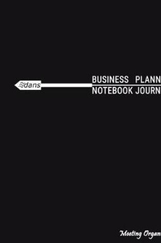 Cover of black Business Planner Notebook Journal