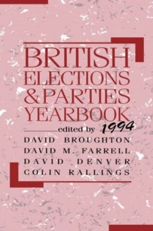 Cover of British Elections and Parties Yearbook 1994