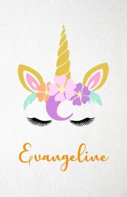 Book cover for Evangeline A5 Lined Notebook 110 Pages