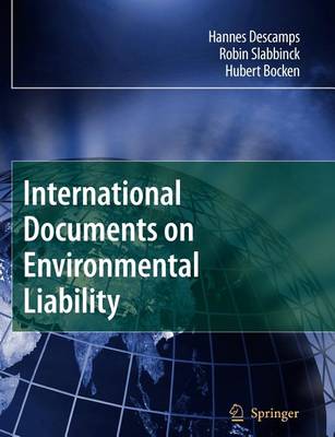 Book cover for International Documents on Environmental Liability