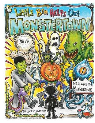 Book cover for Little Ben Helps Out Monstertown