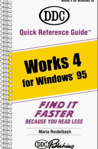 Cover of Quick Reference Guide for Works 4 for Windows 95