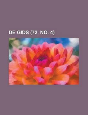 Book cover for de Gids (72, No. 4 )