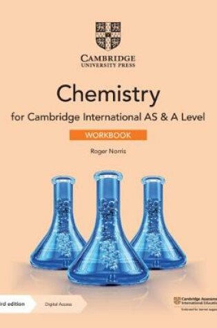 Cover of Cambridge International AS & A Level Chemistry Workbook with Digital Access (2 Years)