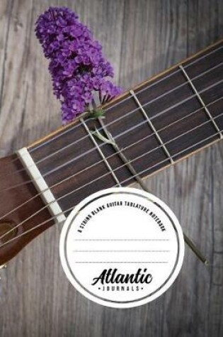 Cover of 6 String Blank Guitar Tablature Notebook - Lilac Fret