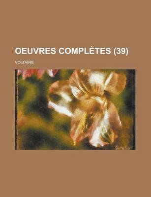 Book cover for Oeuvres Completes (39 )