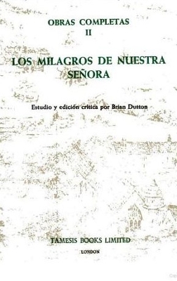 Book cover for Los Milagros de Nuestra Senora (Obras Completas II)