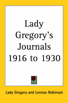 Book cover for Lady Gregory's Journals 1916 to 1930