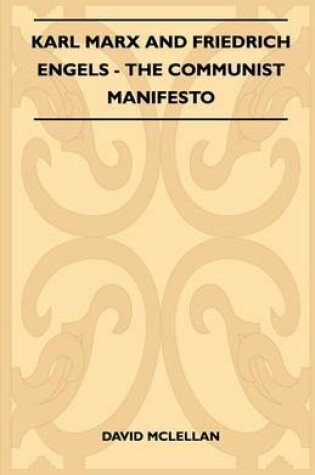 Cover of Karl Marx And Friedrich Engels - The Communist Manifesto