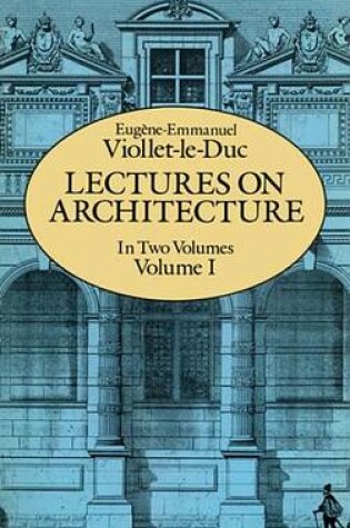 Cover of Lectures on Architecture, Volume I