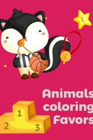 Cover of Animals coloring Favors