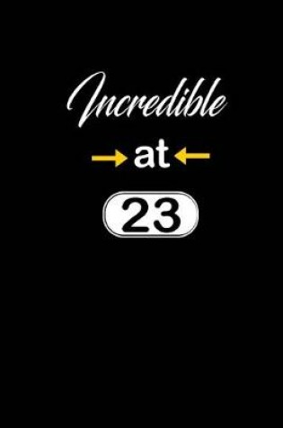 Cover of incredible at 23