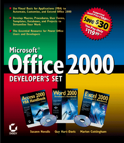 Book cover for Microsoft Office 2000 Developer's Set