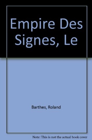 Cover of Empire Des Signes, Le