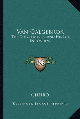 Book cover for Van Galgebrok