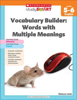 Book cover for Vocabulary Builder: Words with Multiple Meanings, Level 5-6