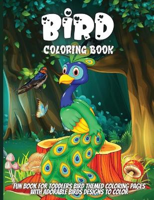 Book cover for Bird Coloring Book