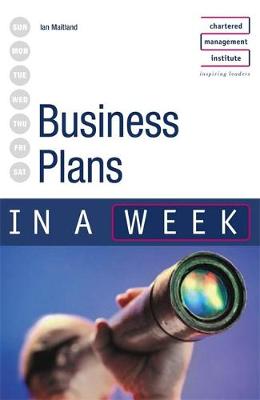 Cover of Business Plans in a week 3rd edition