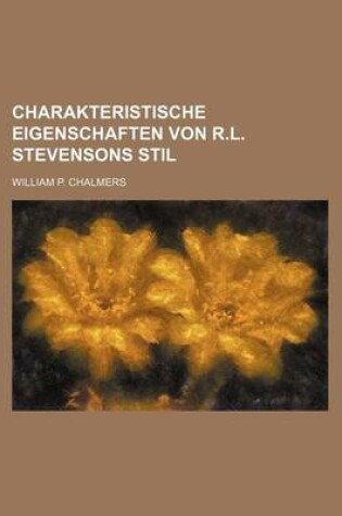 Cover of Charakteristische Eigenschaften Von R.L. Stevensons Stil