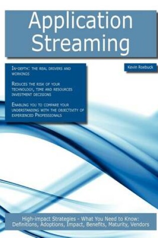 Cover of Application Streaming