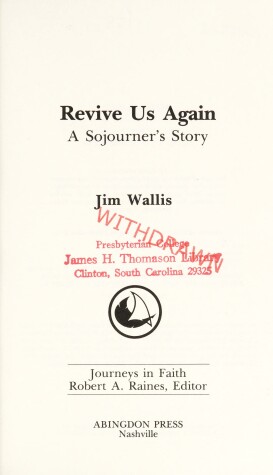 Book cover for Revive Us Again