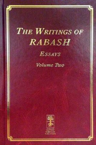 Cover of The Writings of Rabash - Essays