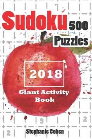 Cover of Sudoku 500 Puzzles 2018