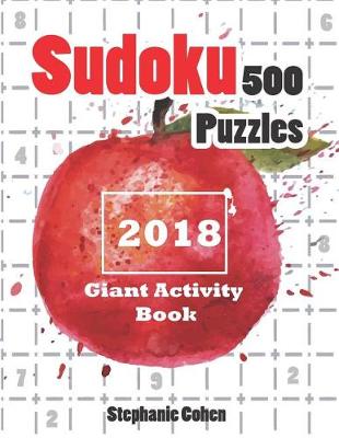 Cover of Sudoku 500 Puzzles 2018