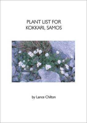 Book cover for Plant List for Kokkari, Samos