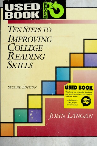 Cover of Ten Steps to Improving College Reading Skills