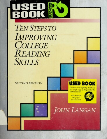 Book cover for Ten Steps to Improving College Reading Skills