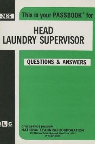 Cover of Head Laundry Supervisor