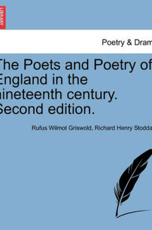 Cover of The Poets and Poetry of England in the Nineteenth Century. Second Edition.