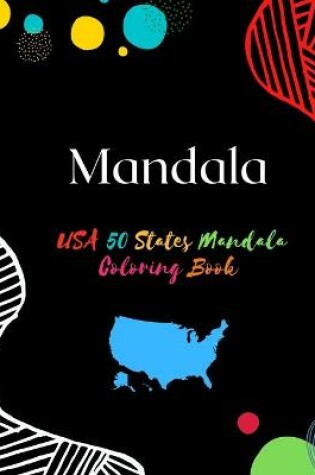 Cover of USA 50 States Mandala Coloring Book