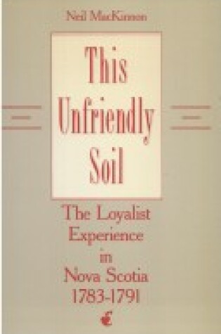 Cover of This Unfriendly Soil