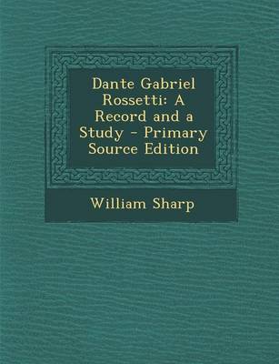 Book cover for Dante Gabriel Rossetti