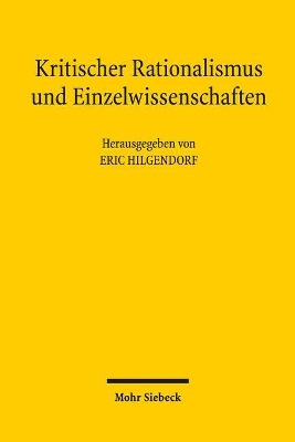 Book cover for Kritischer Rationalismus und Einzelwissenschaften