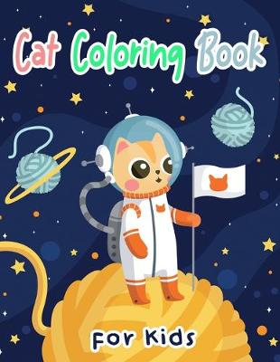 Book cover for Cat Coloring Book for Kids