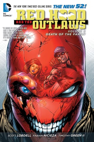 Cover of Red Hood and the Outlaws Vol. 3: Death of the Family (The New 52)