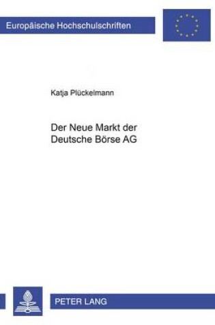 Cover of Der Neue Markt Der Deutsche Boerse AG